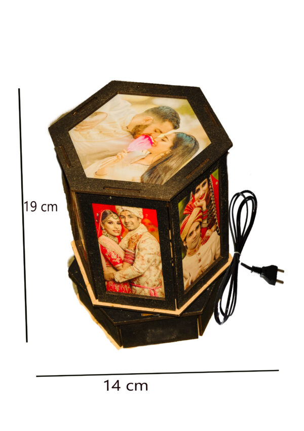 Personalised Rotating Photo Lamp - Image 2